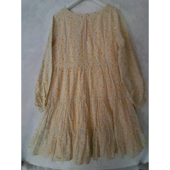 Kindred Bravely Millie Tiered Nursing  Maternity Floral Long Sleeve Dress Medium - Picture 7 of 13